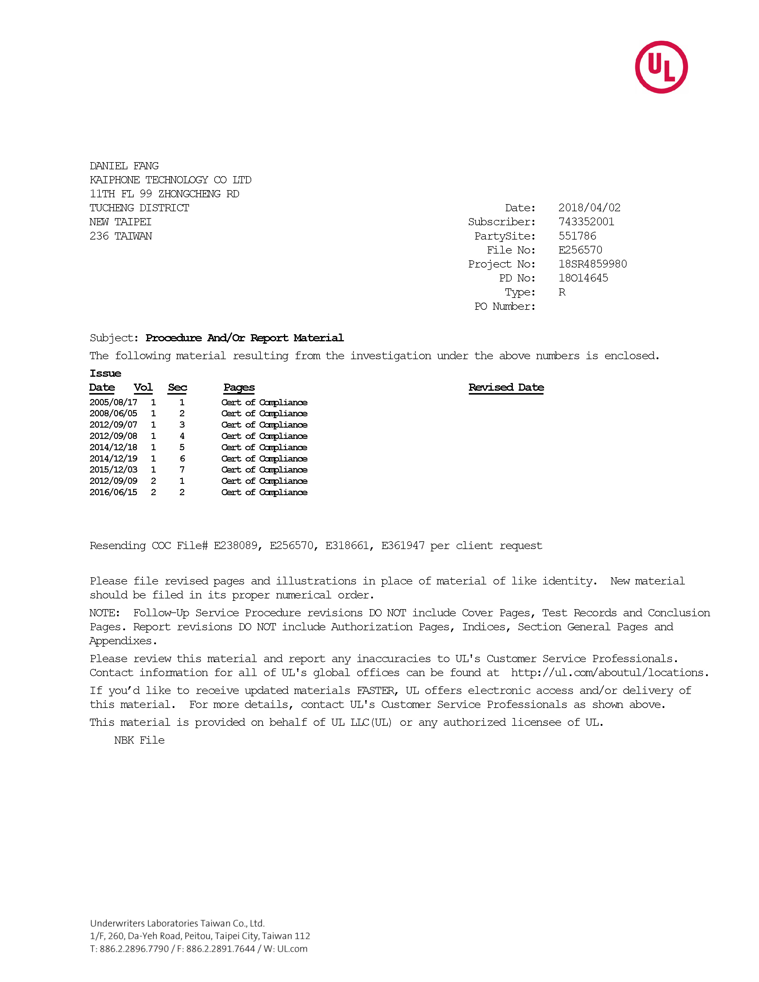 ATL APL E256570 743352001