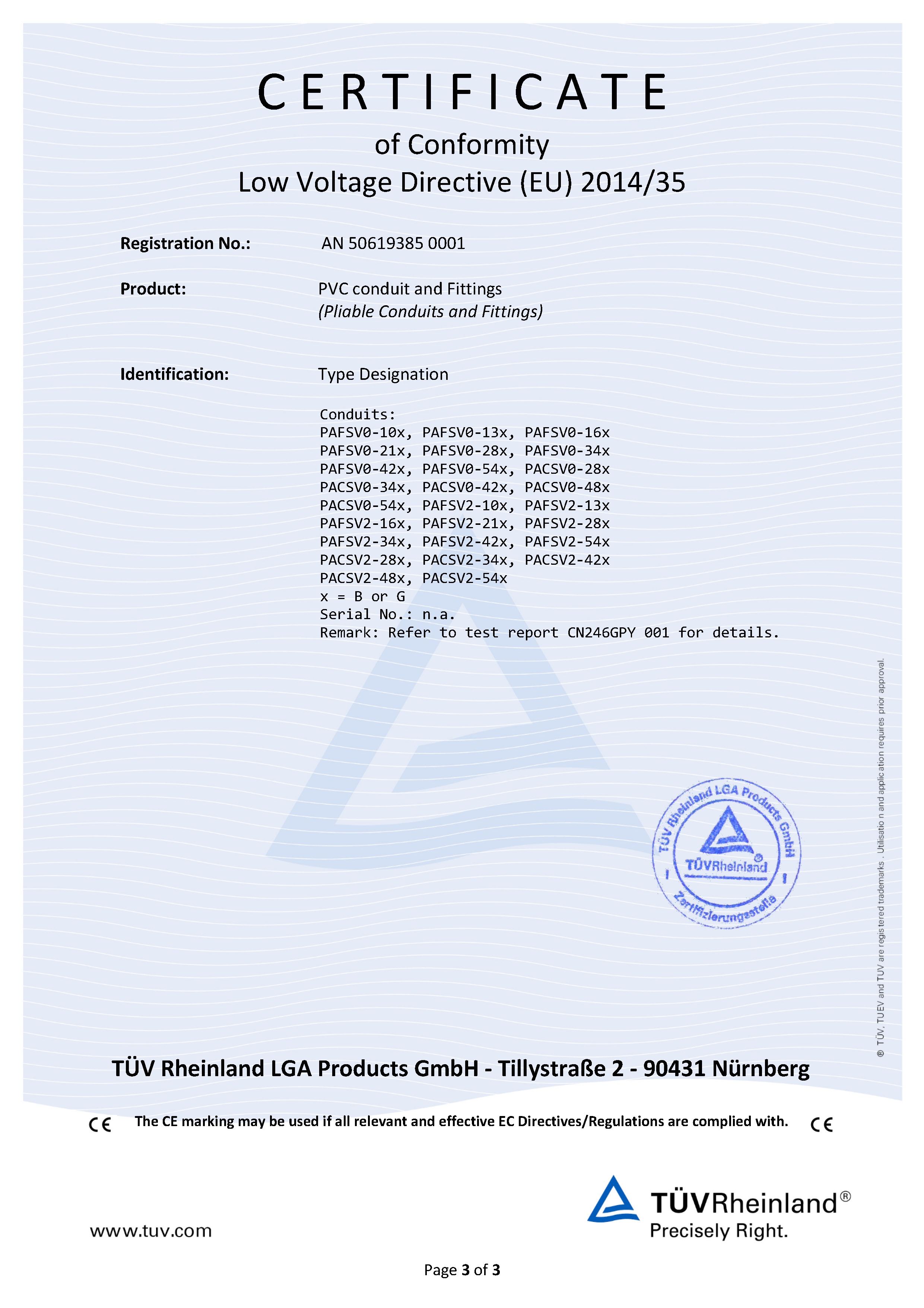 Low Voltage Directive (EU) 2014/35
