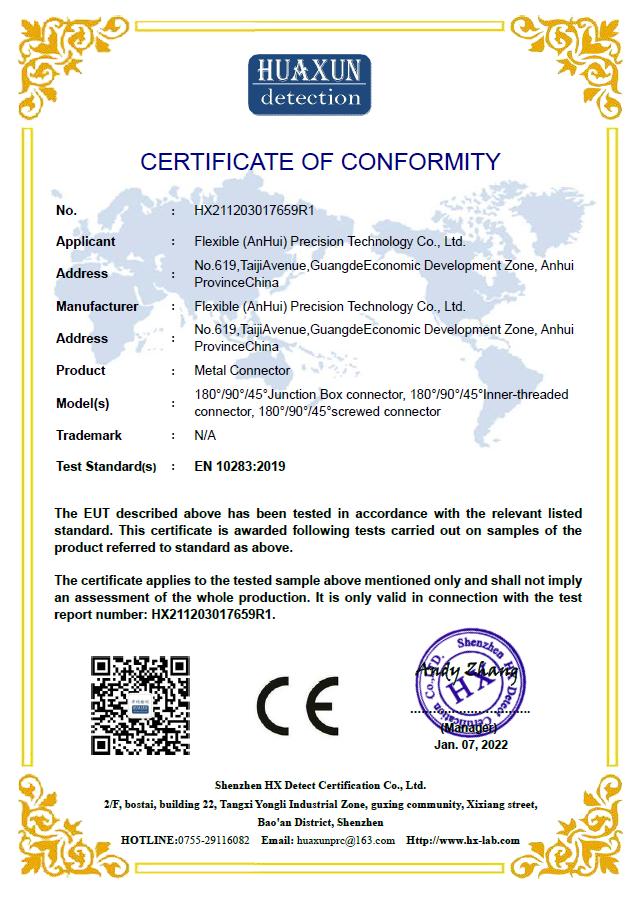 EN 10283 2019 Metal Connector